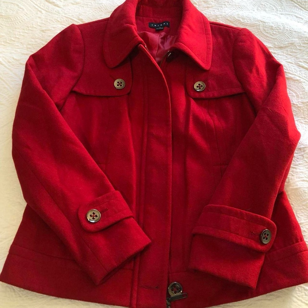 Tribal Red Coat for Women
